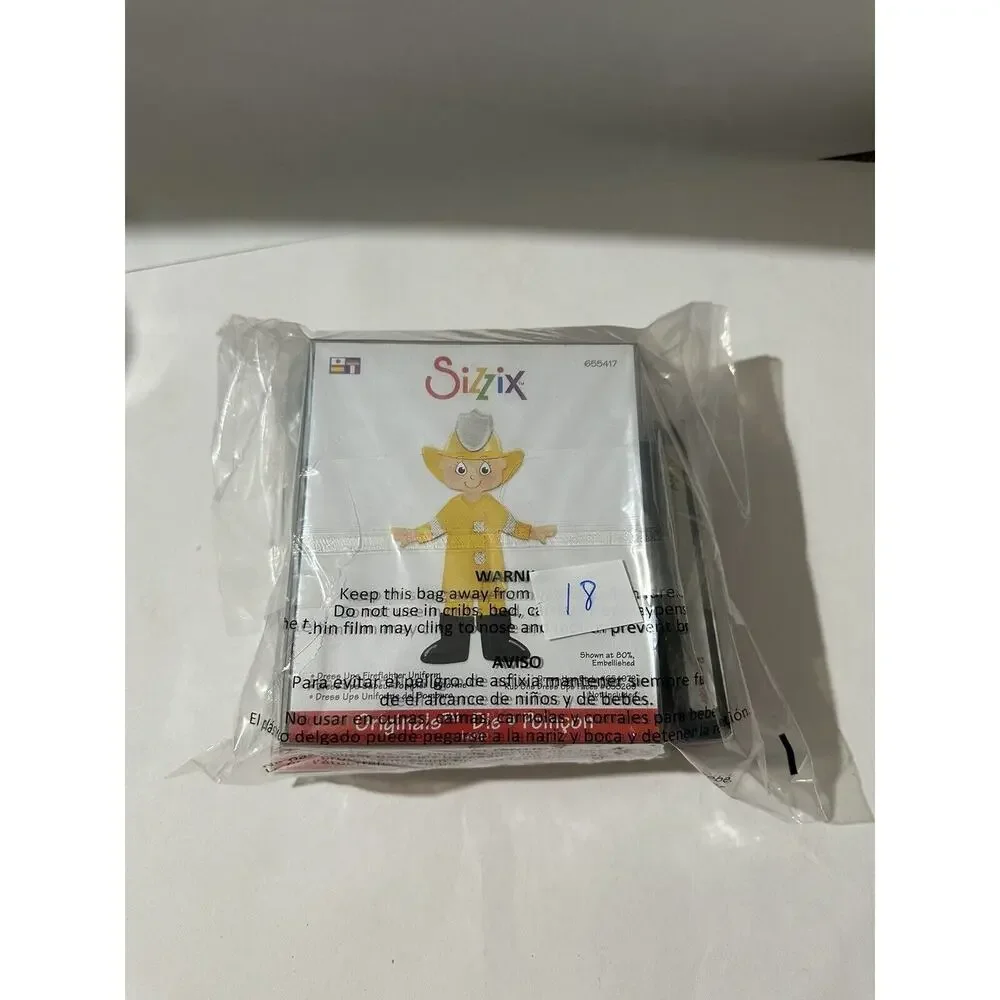 Sizzix Dies Lot Of 6 Ice Cream Tree Envelope Animal Dress Up Firefighter Rooster